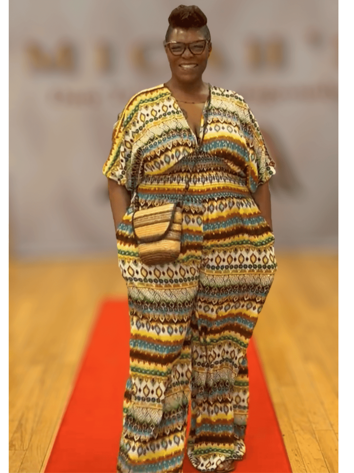 Smocked Waist Jumpsuit