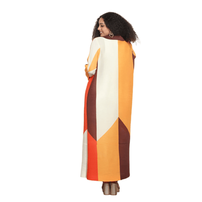 Color Block Cardigan