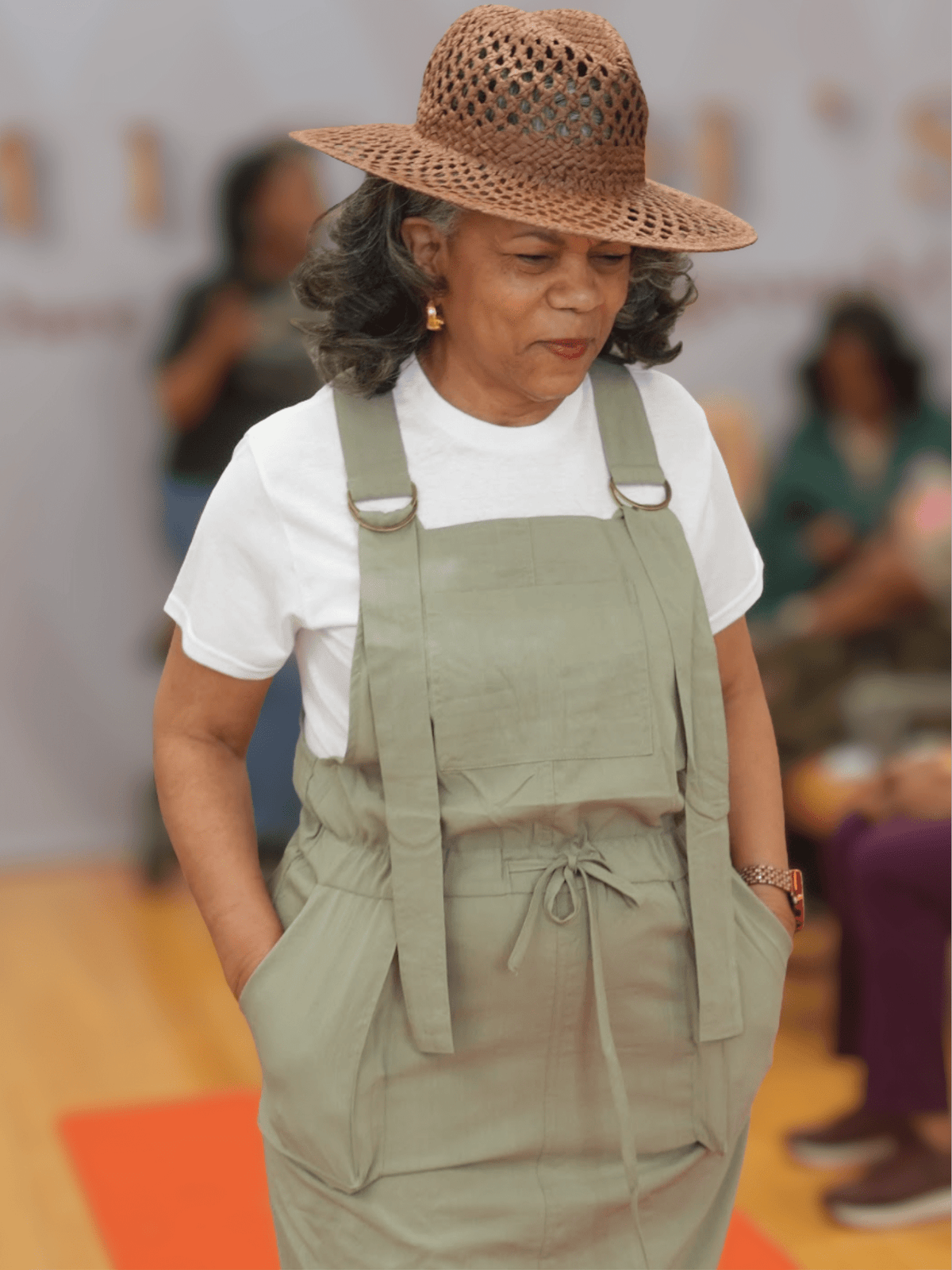 Maxi Overall Dress with Pockets
