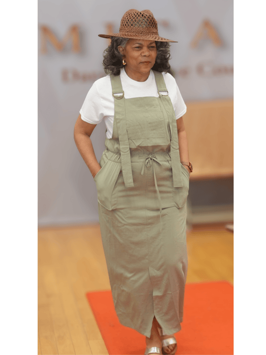 Maxi Overall Dress with Pockets