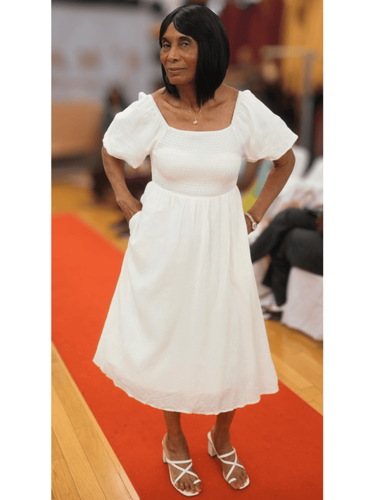 Midi Smocked Dress