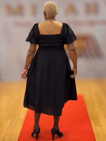 Midi Smocked Dress