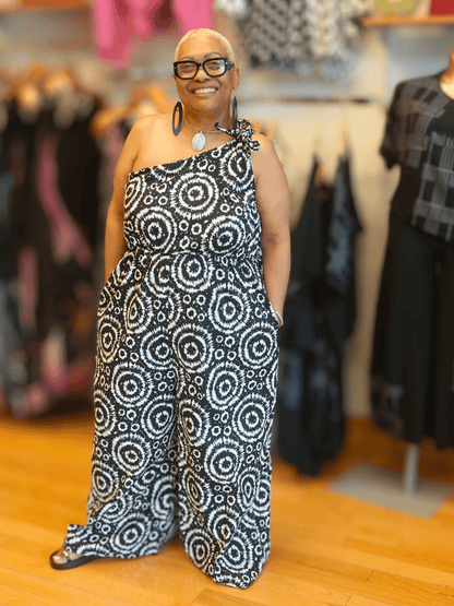 One Shoulder Jumpsuit