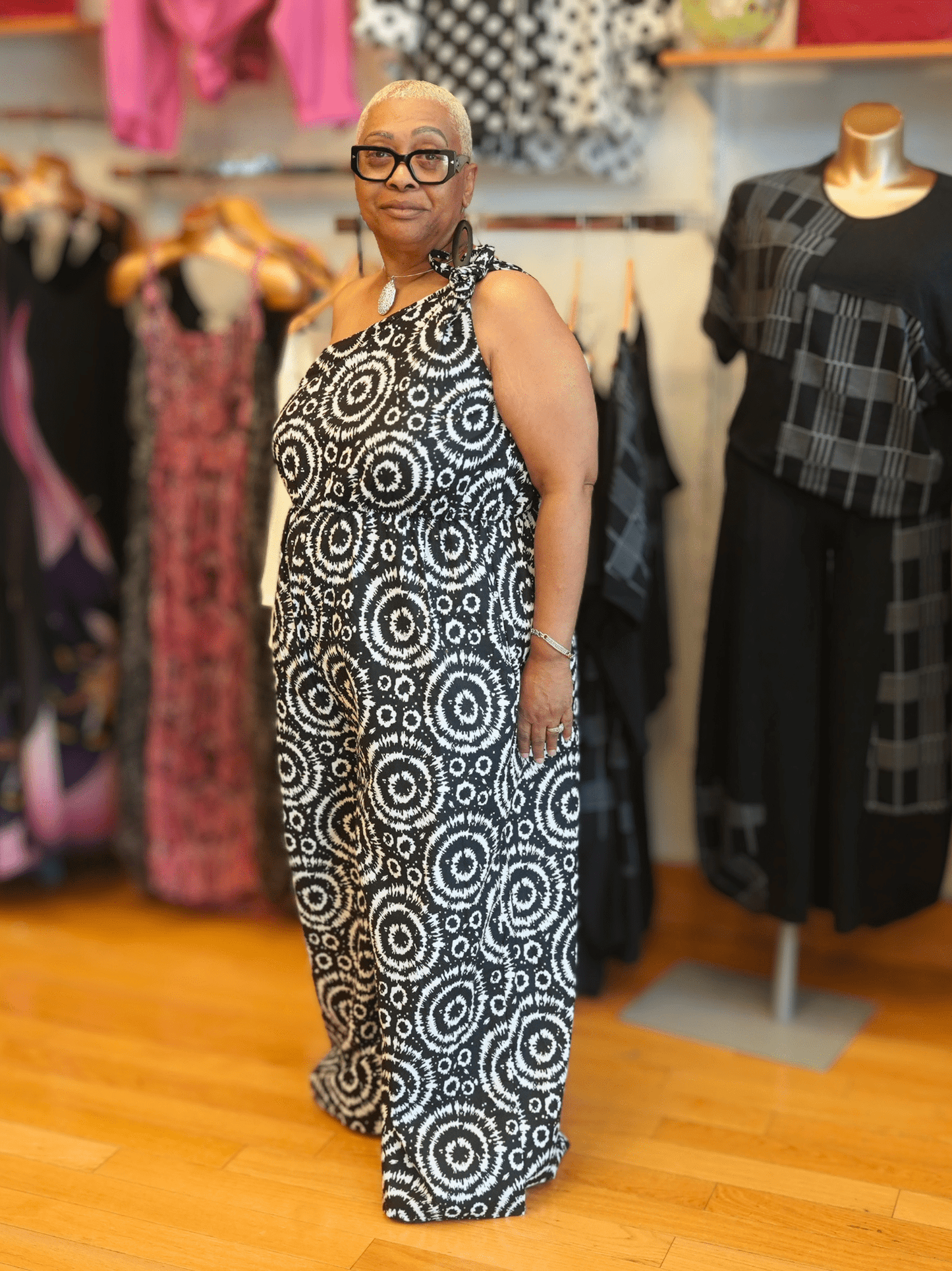 One Shoulder Jumpsuit