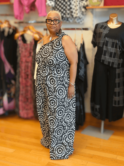One Shoulder Jumpsuit