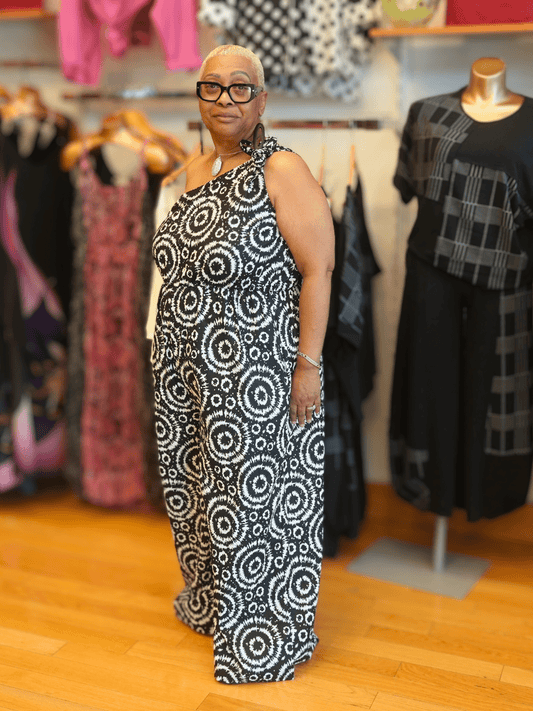 One Shoulder Jumpsuit