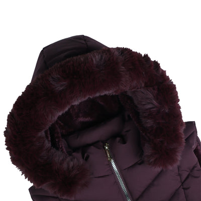 Hooded Sleeveless Sherpa Puffer Vest