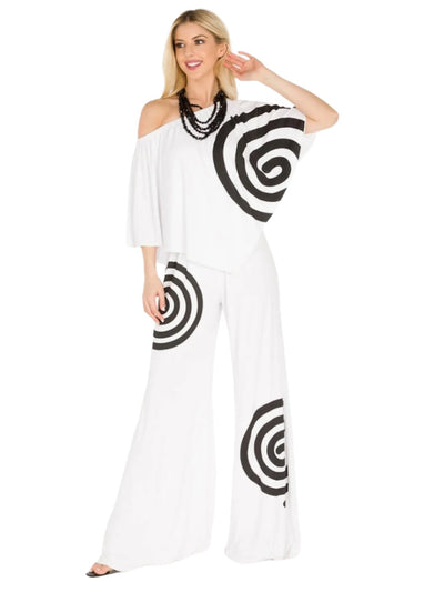 Spiral Print Jumpsuit