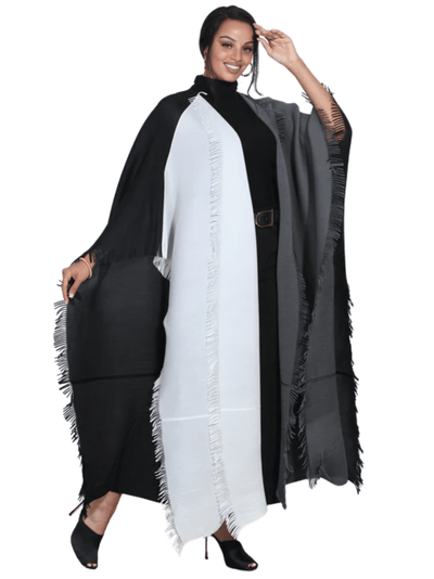 Two Tone Fringe Duster