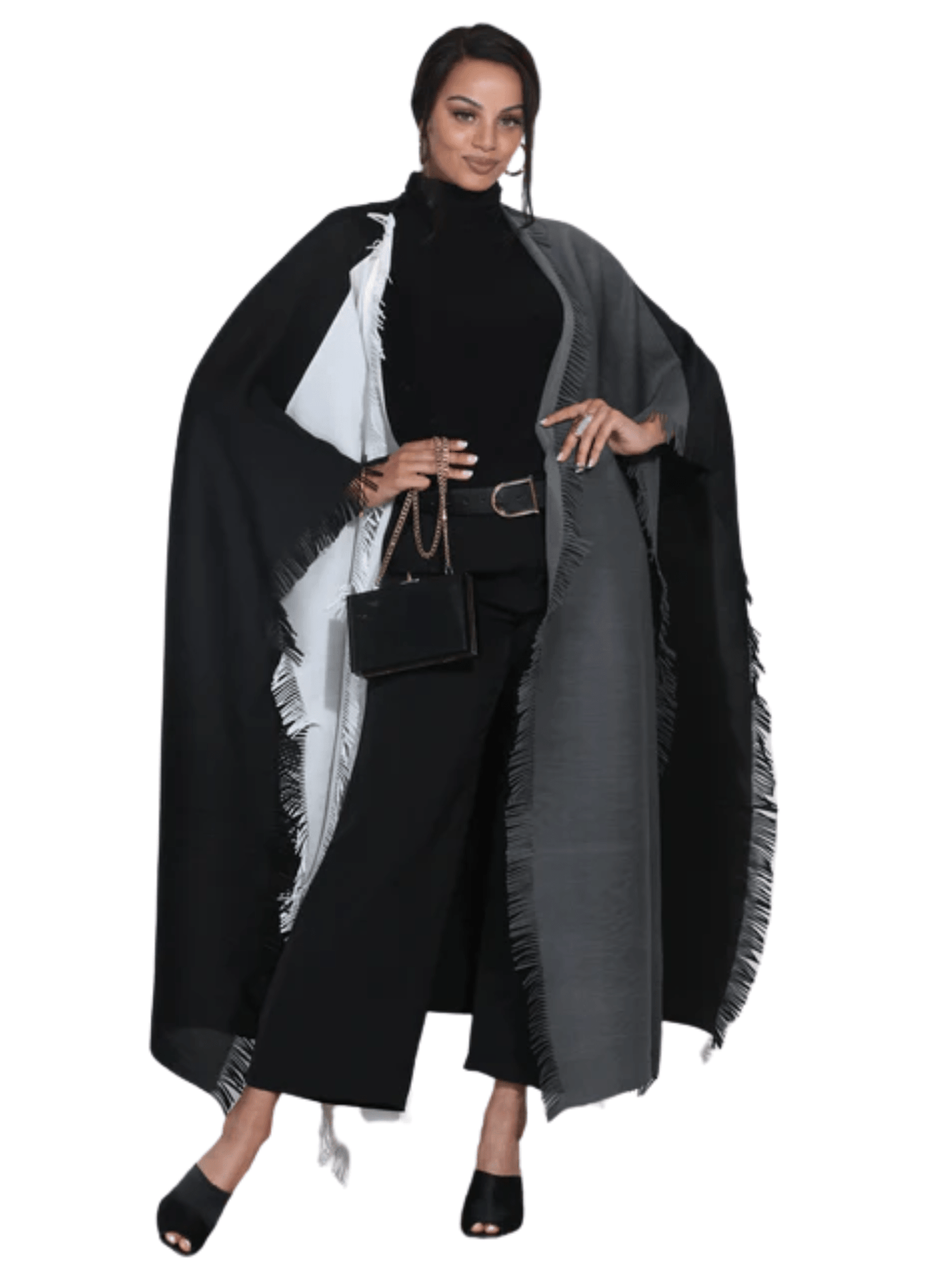 Two Tone Fringe Duster