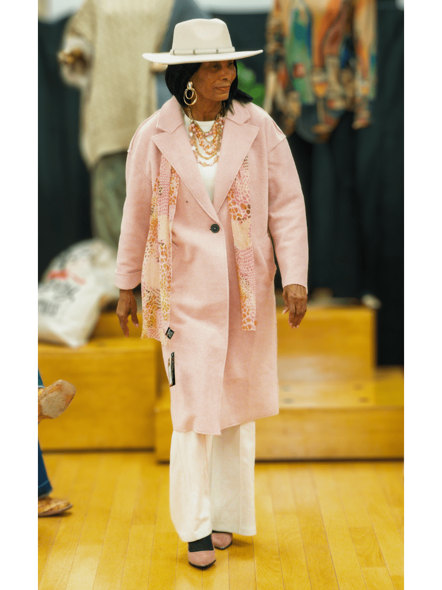 Wool Blend Buttoned Jacket