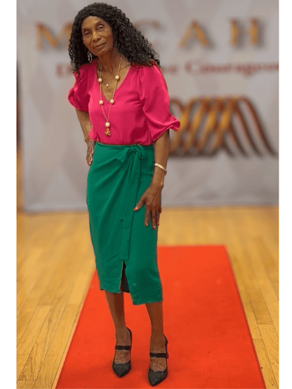 Midi Wrap Skirt