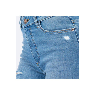 High Waist Distressed Skinny Jeans