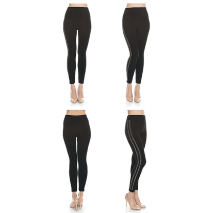 Boss Bling Bling Rhinestone Leggings