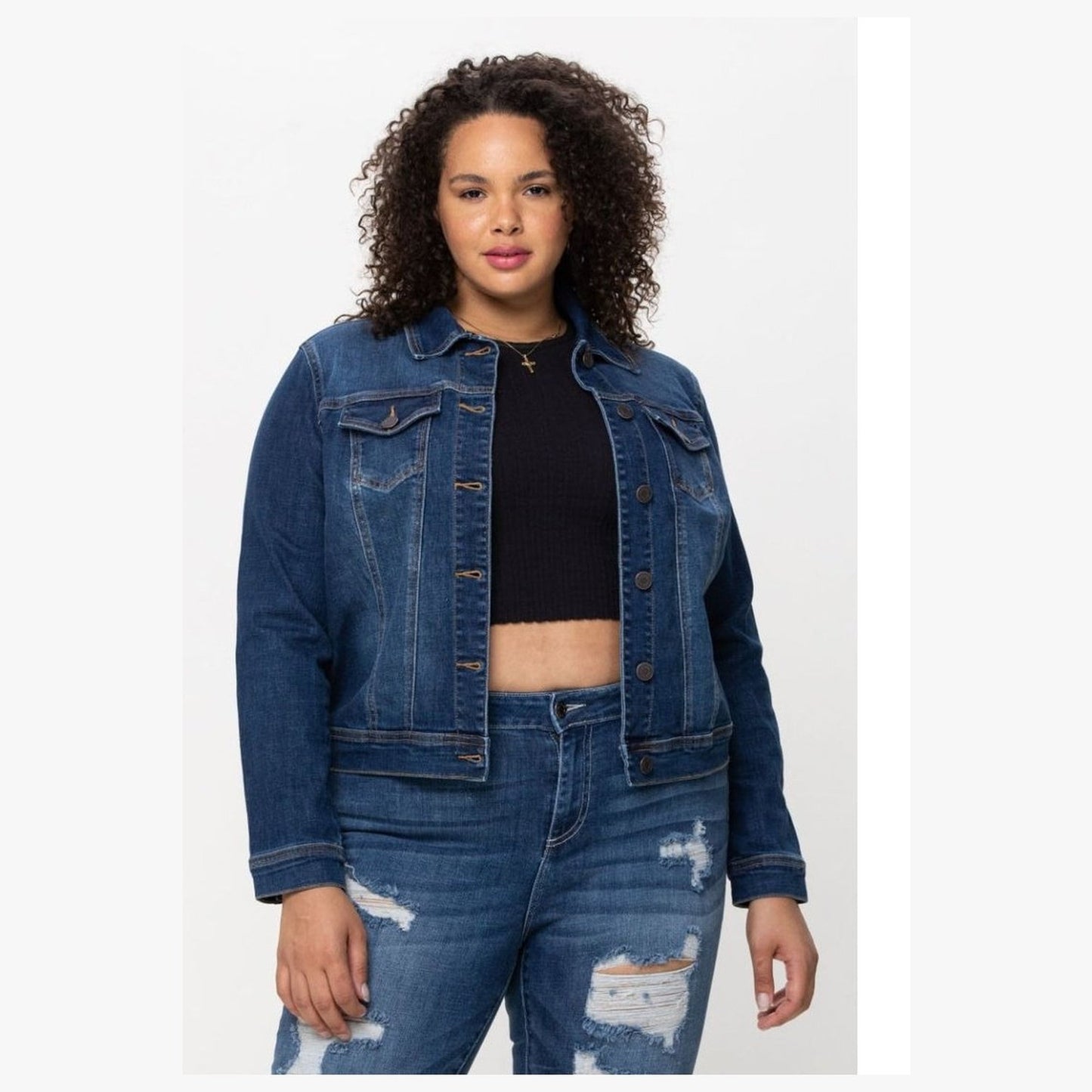 Dark Denim Jean Jacket