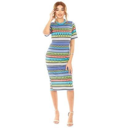 Print Midi Dress K