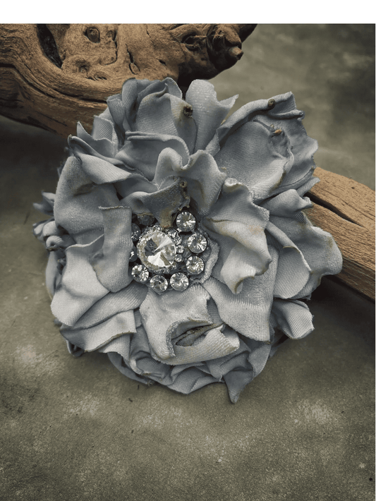 Hand Cut Vintage Velvet Pin
