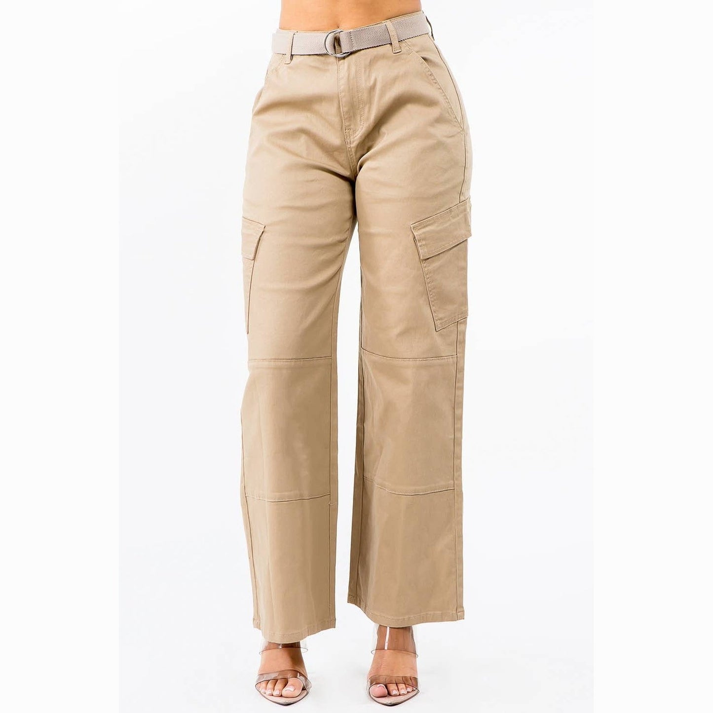 High Waist Wide Leg Carpenter Pants