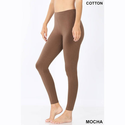 Premium Cotton Full Length Leggings