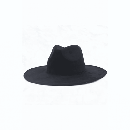 Suede Large Eaves Peach Top Fedora Hat